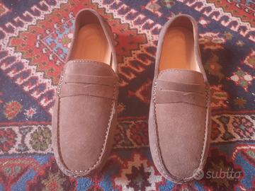 Mocassini nuovi eleganti da uomo marroni Taglia 43