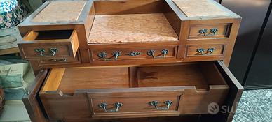 Mobile credenza/madia in legno massello vintage 