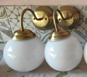 coppia lampade applique Lillholmen oro chiaro