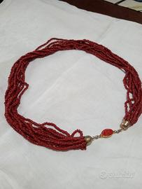Collana multifilo vintage