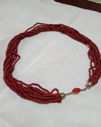 Collana multifilo vintage