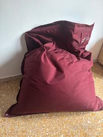 Sacco poltrone Pouf gigante rosso (Pomodone)