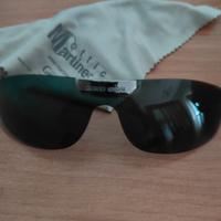 mascherina lente Armani nera con calamita 