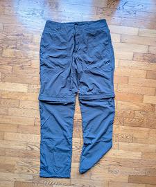 Salewa pantaloni trekking convertibili in shorts