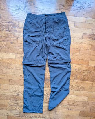 Salewa pantaloni trekking convertibili in shorts