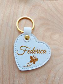 portachiavi personalizzato con nome/scritta 
