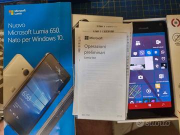 Nokia  LUMIA 650 PERFETTAMENTE FUNZIONANTE - leggi