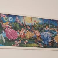 Puzzle principesse incorniciato