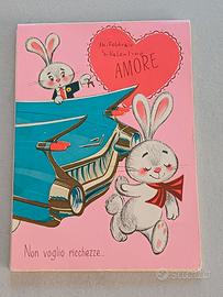 biglietto vintage Pop Up San valentino Rust Craft
