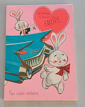 biglietto vintage Pop Up San valentino Rust Craft