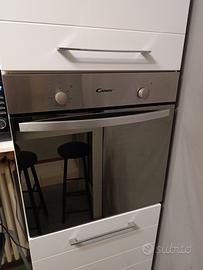 Forno Candy acciaio vetro a specchio 