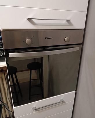 Forno Candy acciaio vetro a specchio 