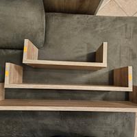 set di 3 mensole nuove