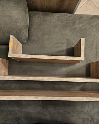 set di 3 mensole nuove