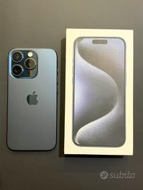 iPhone 15 Pro 256GB – Blu Titanio