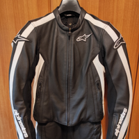 Tuta in pelle divisibile donna Alpinestars
