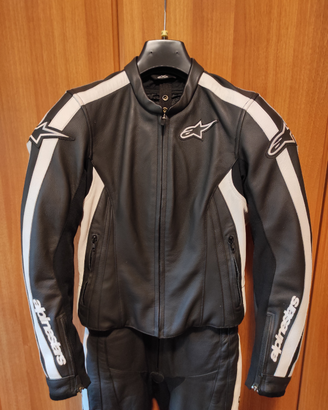 Tuta in pelle divisibile donna Alpinestars