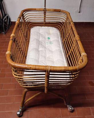Culla di bambu' con rivestimento