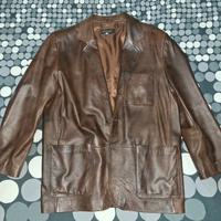 Giacca vintage uomo vera pelle 