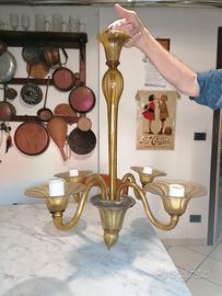 Lampadario vetro murano antico