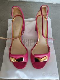 Sandalo con tacco largo