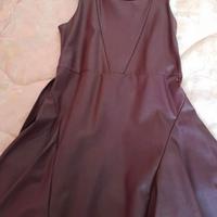 Abito in ecopelle bourdeaux Coconuda