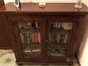 Mobile libreria legno massiccio in arte povera