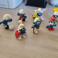 Puffi vintage originali da collezione