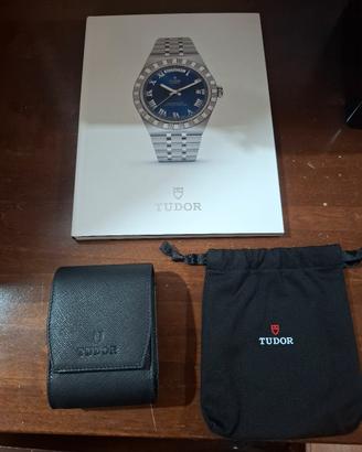 tudor porta orologio da viaggio con catalogo