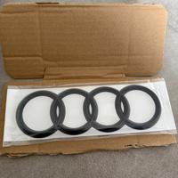 Logo Audi Adesivo Nero Lucido