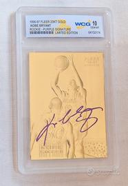 Card in oro Limited Edition Kobe Bryant NBA Basket