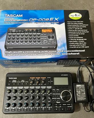 TASCAM DP-008EX portastudio digitale a 8 tracce