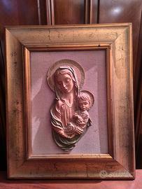 QUADRO RELIGIOSO MADONNA E BAMBINO