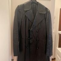 Trench uomo in vera pelle/Vintage