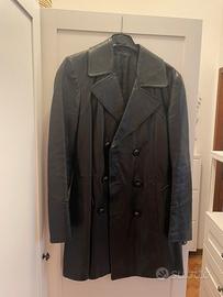 Trench uomo in vera pelle/Vintage