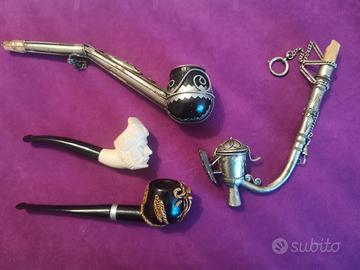 Lotto 4 Pipe Vintage da Collezione
