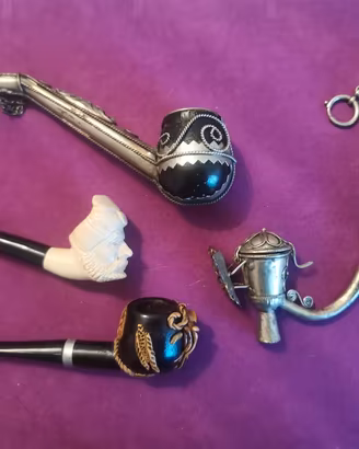 Lotto 4 Pipe Vintage da Collezione