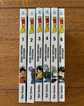 Primi 6 fumetti Dragon Ball Super