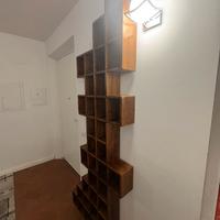 Libreria, porta CD in noce