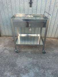 Carrello acciaio inox