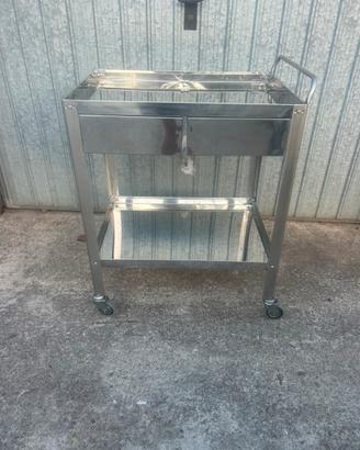 Carrello acciaio inox