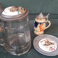 Vecchio Boccale Tazza Caraffa Birra Vintage 