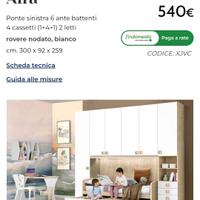 Mobili cameretta Alfa Mondo Convenienza