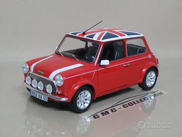 Mini-Cooper 1.3 Sport Red English Flag Solido 1/18