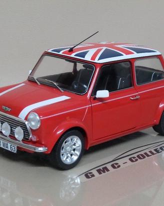 Mini-Cooper 1.3 Sport Red English Flag Solido 1/18