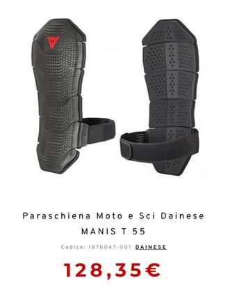 paraschiena dainese XL manis 57