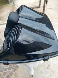 tourpak per moto Harley completo di subwoofer 