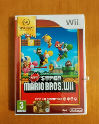 Gioco Super Mario Bros Wii NUOVO SIGILLATO