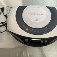 Stereo portatile CD con telecomando
