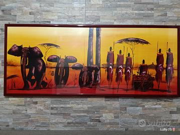 Quadro su tela etnico